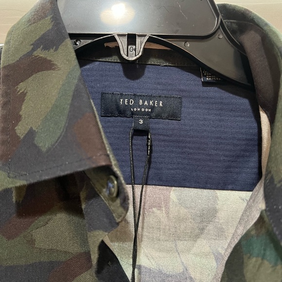 Ted Baker Camo Shirt - NWT - 3/S‎ - Picture 4 of 6